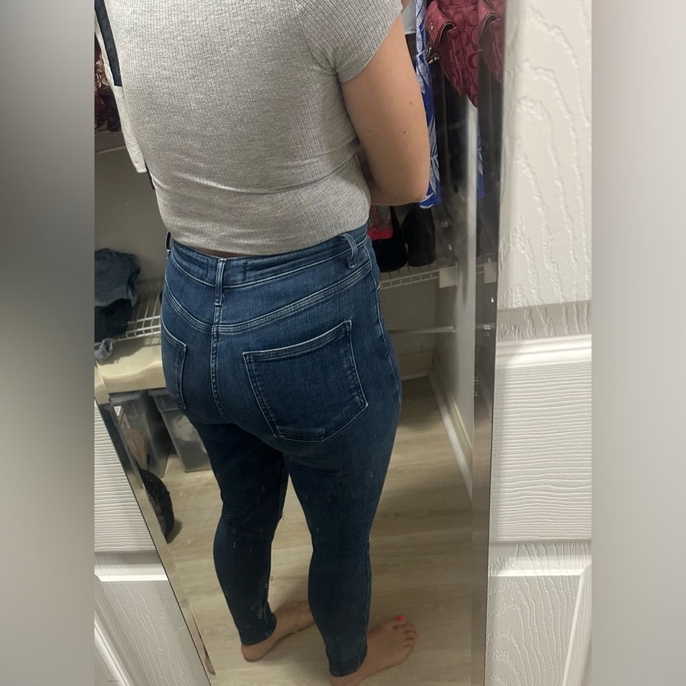 Free People denim blue jeans